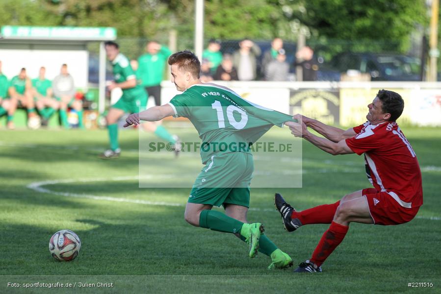 Niklas Scherer, Alexander Flach, 26.04.2018, A-Klasse Würzburg, TSV Erlabrunn, FV Karlstadt II - Bild-ID: 2211516 Niklas Scherer, Alexander Flach, 26.04.2018, A-Klasse Würzburg, TSV Erlabrunn, FV Karlstadt II - Bild-ID: 2211516