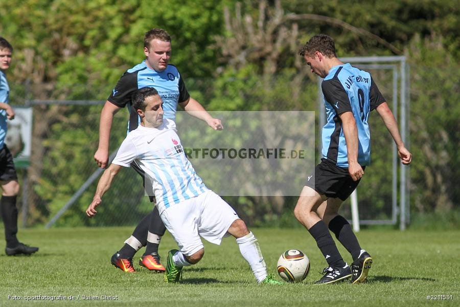 Philipp Fischer, Davide Gargano, 29.04.2018, A-Klasse Würzburg, SV Rodenbach, DJK Fellen - Bild-ID: 2211531