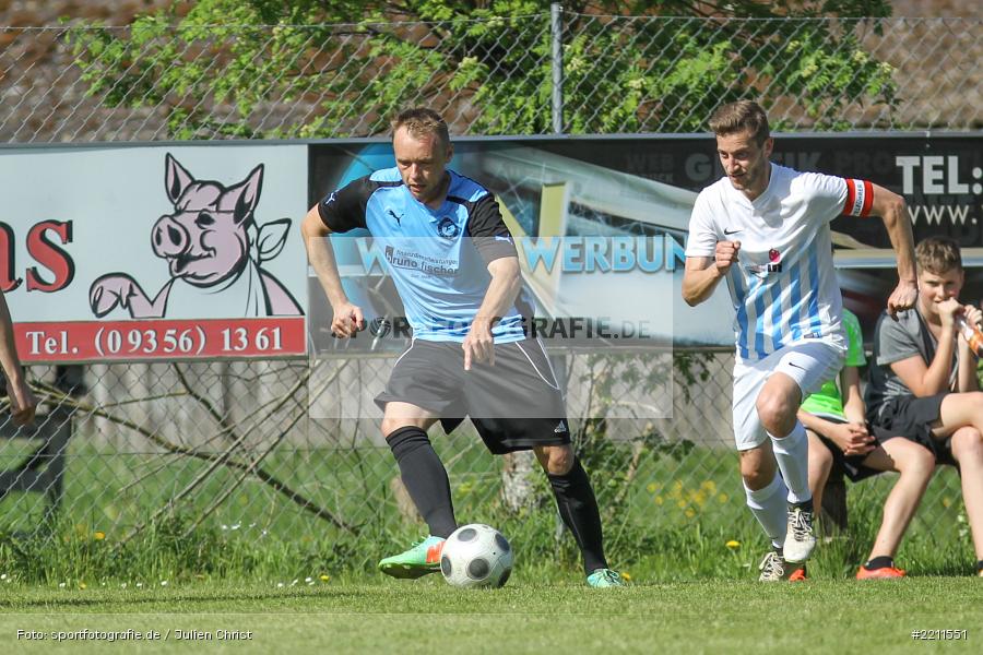 Christian Simon, Christoph Fischer, 29.04.2018, A-Klasse Würzburg, SV Rodenbach, DJK Fellen - Bild-ID: 2211551