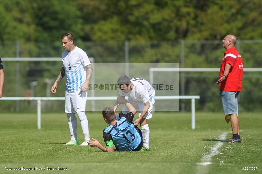 Achim Albert, Davide Gargano, 29.04.2018, A-Klasse Würzburg, SV Rodenbach, DJK Fellen - Bild-ID: 2211587