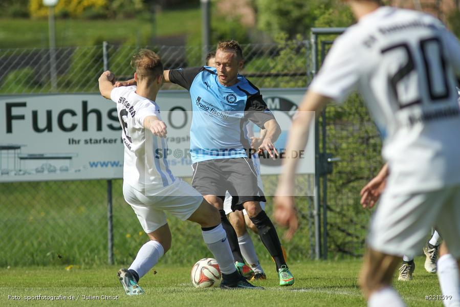 Marcel Spahn, Christoph Fischer, 29.04.2018, A-Klasse Würzburg, SV Rodenbach, DJK Fellen - Bild-ID: 2211599
