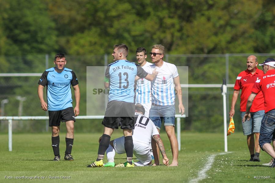 Pasquale Sacra, Achim Albert, 29.04.2018, A-Klasse Würzburg, SV Rodenbach, DJK Fellen - Bild-ID: 2211649