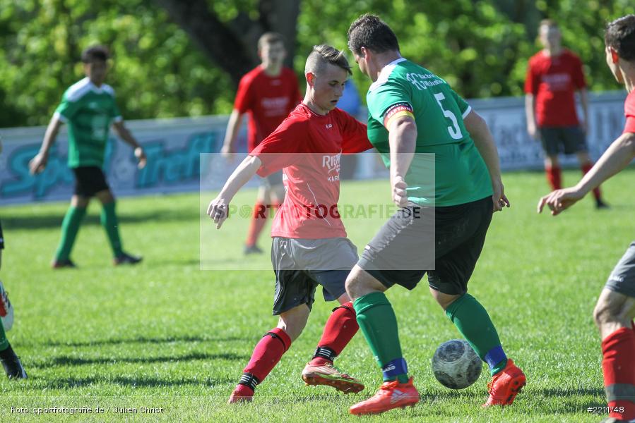 Yannik Horn, Christian Moser, 01.05.2018, A-Junioren, (SG) FG Marktbreit-Martinsheim, (SG) FV Karlstadt - Bild-ID: 2211748