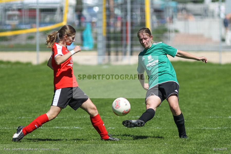 Alisa Heinzel, Vivien Reusch, Kreisliga Frauen, 06.05.2018, SG Burgsinn, FV Karlstadt - Bild-ID: 2214075