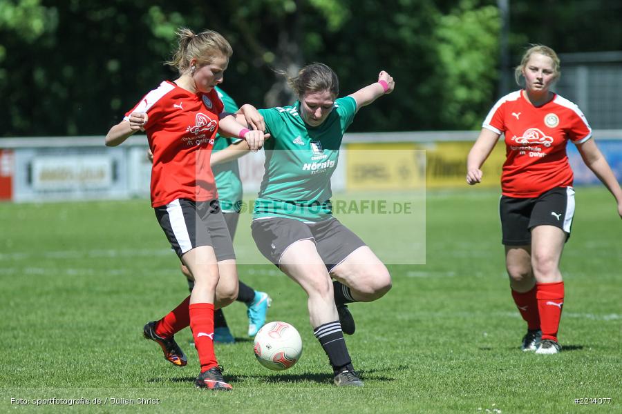 Alisa Heinzel, Lisa Steinbach, Kreisliga Frauen, 06.05.2018, SG Burgsinn, FV Karlstadt - Bild-ID: 2214077