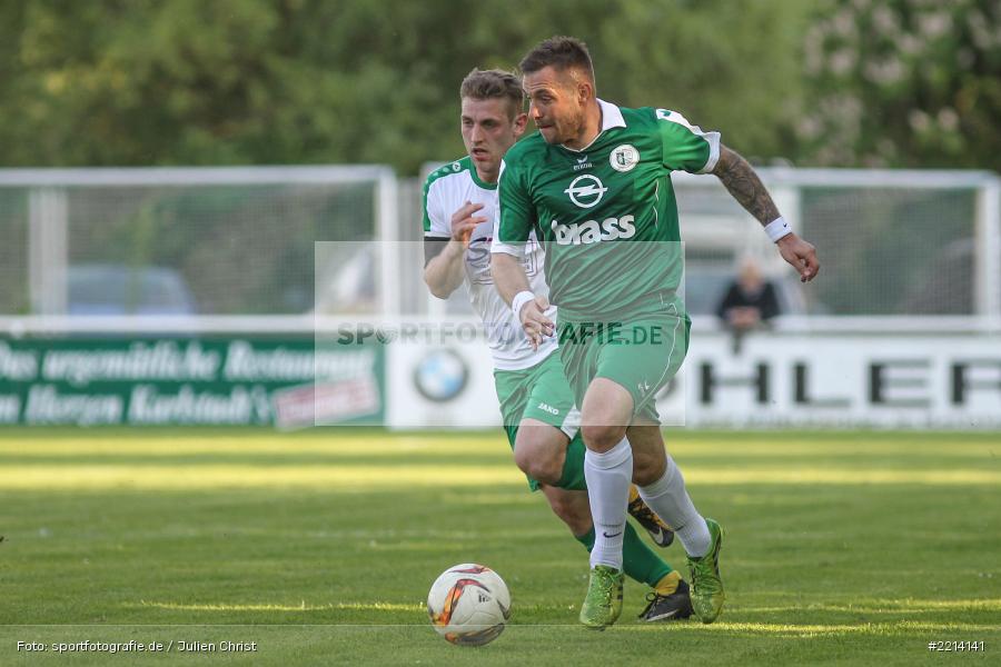 Timo Rützel, Marco Trapp, 09.05.2018, Bezirksliga West, TuS Frammersbach, FV Karlstadt - Bild-ID: 2214141 Timo Rützel, Marco Trapp, 09.05.2018, Bezirksliga West, TuS Frammersbach, FV Karlstadt - Bild-ID: 2214141