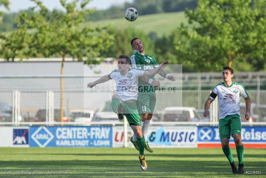 Marco Trapp, Timo Rützel, 09.05.2018, Bezirksliga West, TuS Frammersbach, FV Karlstadt - Bild-ID: 2214152