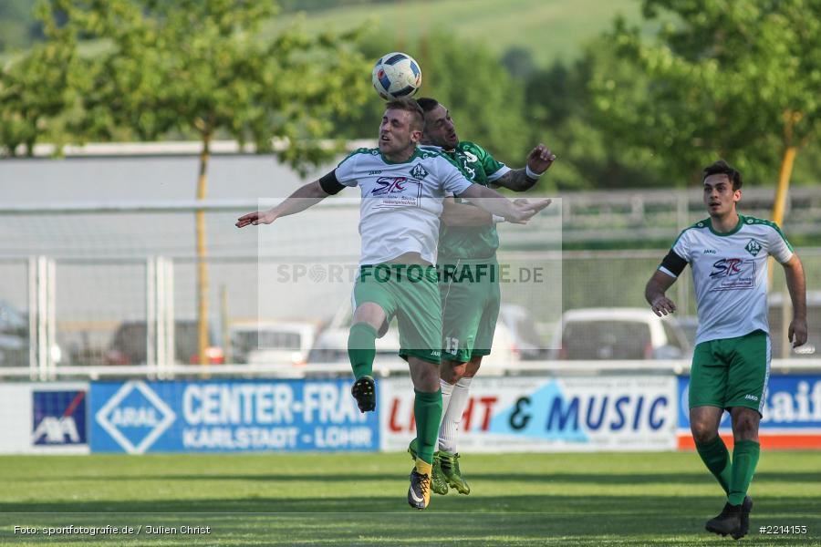 Marco Trapp, Timo Rützel, 09.05.2018, Bezirksliga West, TuS Frammersbach, FV Karlstadt - Bild-ID: 2214153