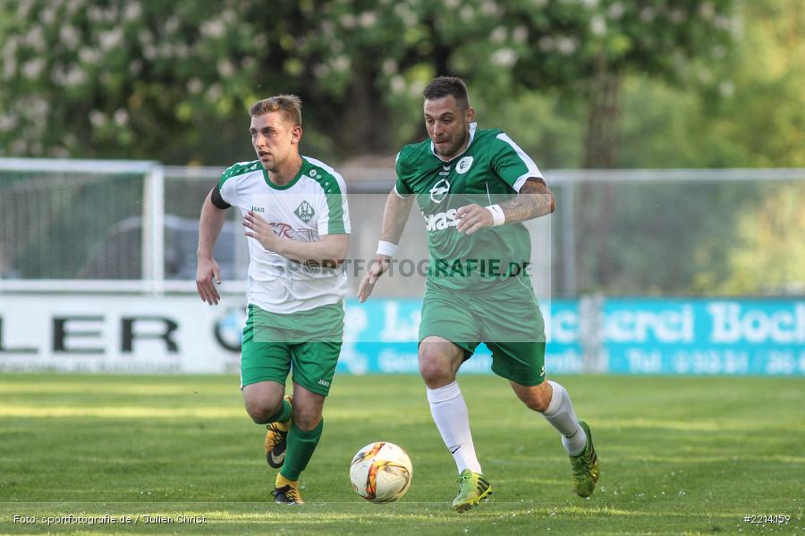 Timo Rützel, Marco Trapp, 09.05.2018, Bezirksliga West, TuS Frammersbach, FV Karlstadt - Bild-ID: 2214159 Timo Rützel, Marco Trapp, 09.05.2018, Bezirksliga West, TuS Frammersbach, FV Karlstadt - Bild-ID: 2214159