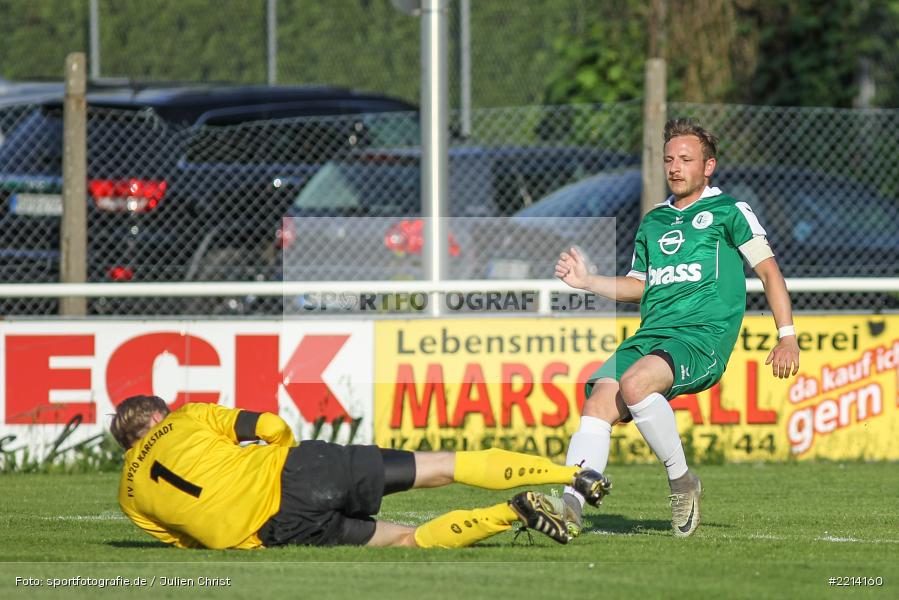 Kai Belz, Nico Franz, 09.05.2018, Bezirksliga West, TuS Frammersbach, FV Karlstadt - Bild-ID: 2214160