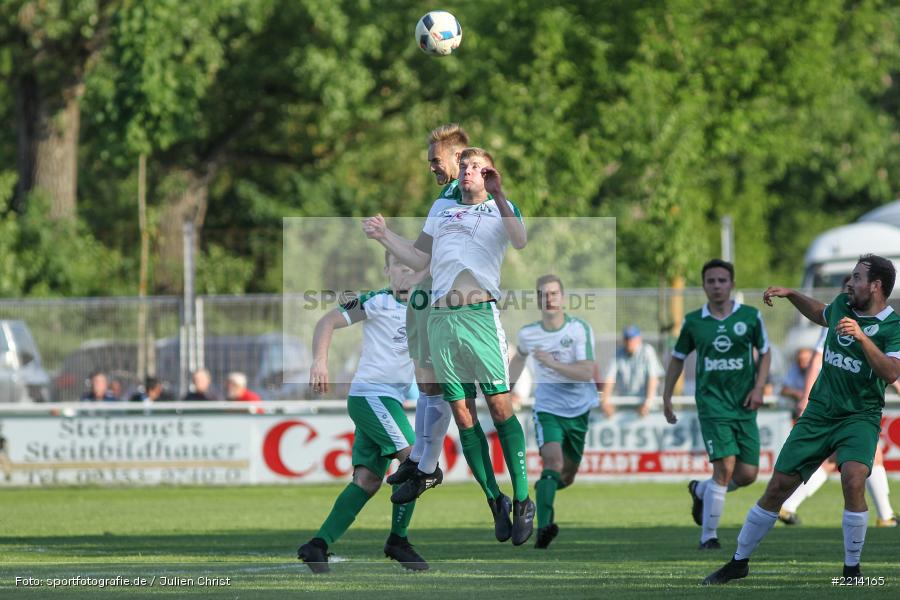 Johannes Albert, Fabian Lurz, 09.05.2018, Bezirksliga West, TuS Frammersbach, FV Karlstadt - Bild-ID: 2214165 Johannes Albert, Fabian Lurz, 09.05.2018, Bezirksliga West, TuS Frammersbach, FV Karlstadt - Bild-ID: 2214165