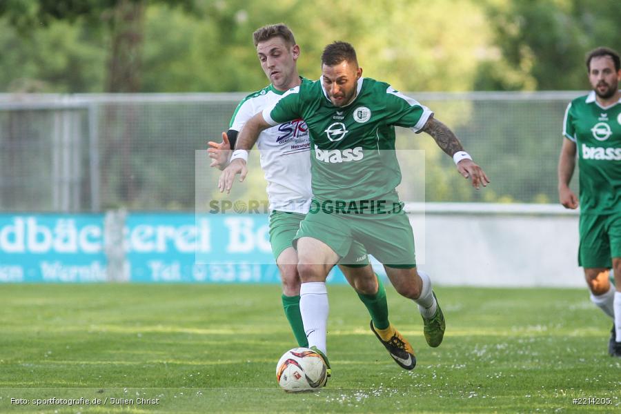 Timo Rützel, Marco Trapp, 09.05.2018, Bezirksliga West, TuS Frammersbach, FV Karlstadt - Bild-ID: 2214205