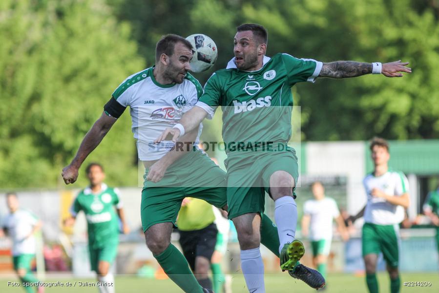 Benjamin Eichelmann, Marco Trapp, 09.05.2018, Bezirksliga West, TuS Frammersbach, FV Karlstadt - Bild-ID: 2214206