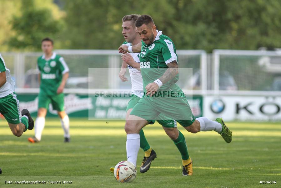 Timo Rützel, Marco Trapp, 09.05.2018, Bezirksliga West, TuS Frammersbach, FV Karlstadt - Bild-ID: 2214214
