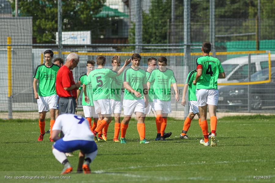 Torjubel, U19 Junioren, Kreisliga, 12.05.2018, JFG Spessarttor, (SG) FV Karlstadt - Bild-ID: 2214283 Torjubel, U19 Junioren, Kreisliga, 12.05.2018, JFG Spessarttor, (SG) FV Karlstadt - Bild-ID: 2214283