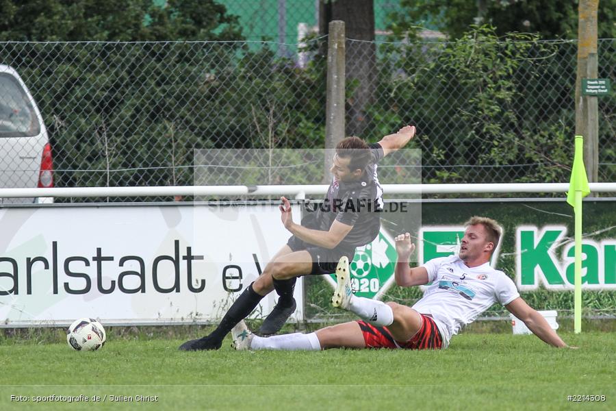 Fabian Kolaczek, Michael Winkler, 13.05.2018, Bezirksliga West, Viktoria Kahl, FV Karlstadt - Bild-ID: 2214308