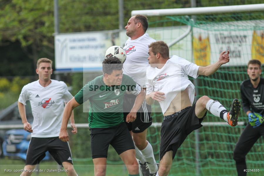 Nicolai Zull, Benjamin Spies, Kreisliga Würzburg, 13.05.2018, SV Germania Erlenbach, TSV Retzbach - Bild-ID: 2214335 Nicolai Zull, Benjamin Spies, Kreisliga Würzburg, 13.05.2018, SV Germania Erlenbach, TSV Retzbach - Bild-ID: 2214335