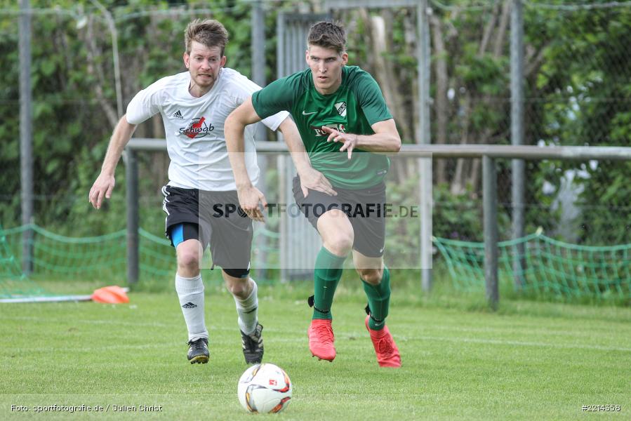 Sebastian Traub, Frederik Köstler, Kreisliga Würzburg, 13.05.2018, SV Germania Erlenbach, TSV Retzbach - Bild-ID: 2214358