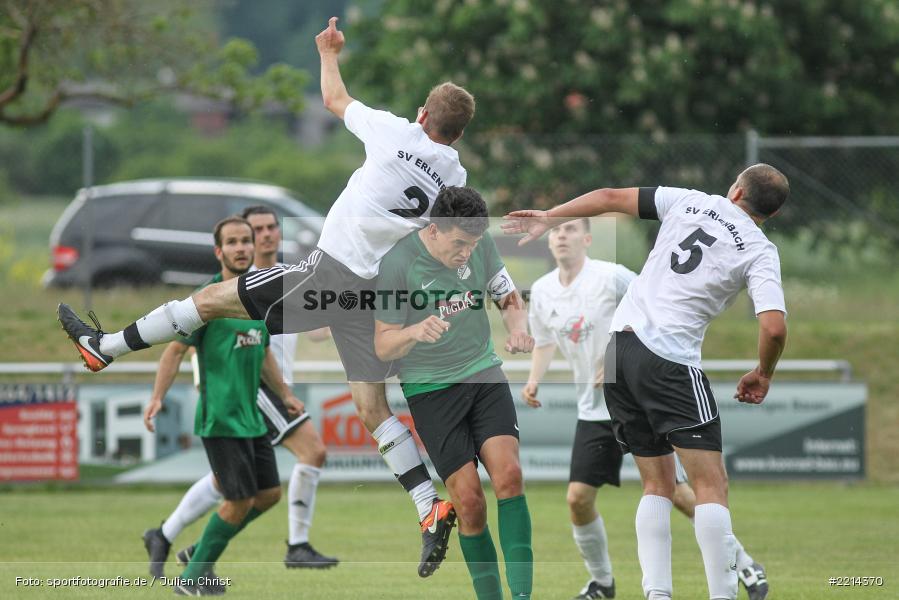 Lukas Liebler, Benjamin Spies, Nicolai Zull, Kreisliga Würzburg, 13.05.2018, SV Germania Erlenbach, TSV Retzbach - Bild-ID: 2214370