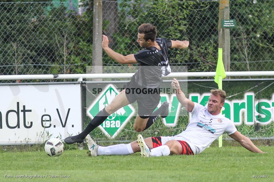 Fabian Kolaczek, Michael Winkler, 13.05.2018, Bezirksliga West, FC Viktoria Kahl, FV Karlstadt - Bild-ID: 2214472