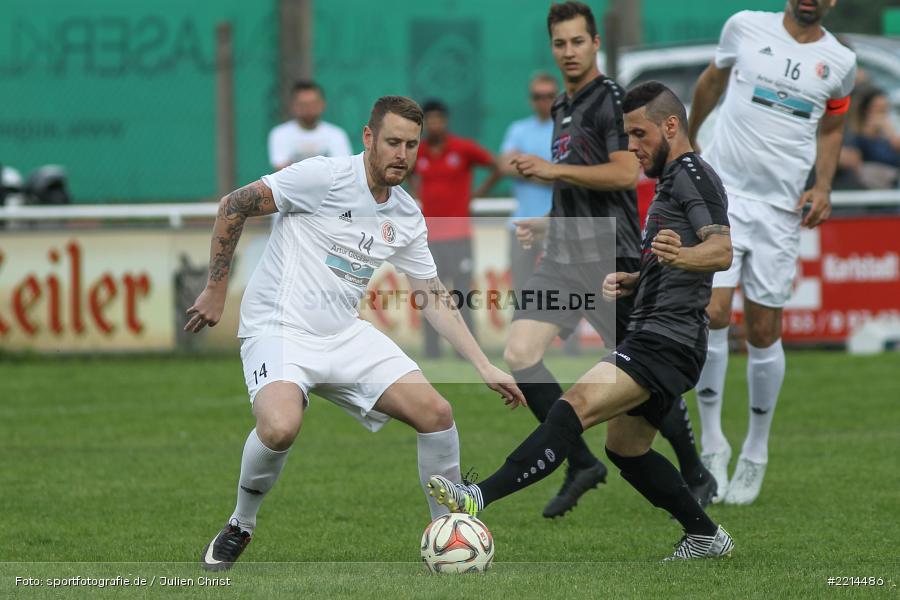 Atilla Aydogdu, Dominik Witzel, 13.05.2018, Bezirksliga West, FC Viktoria Kahl, FV Karlstadt - Bild-ID: 2214486 Atilla Aydogdu, Dominik Witzel, 13.05.2018, Bezirksliga West, FC Viktoria Kahl, FV Karlstadt - Bild-ID: 2214486