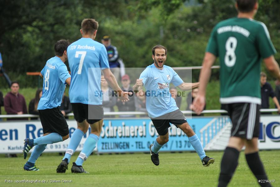 Andreas Köhler, Maximilian Köstler, William Vielwerth, 23.05.2018, Relegation Bezirksliga, FC Viktoria Mömlingen, TSV Retzbach - Bild-ID: 2214619 Andreas Köhler, Maximilian Köstler, William Vielwerth, 23.05.2018, Relegation Bezirksliga, FC Viktoria Mömlingen, TSV Retzbach - Bild-ID: 2214619