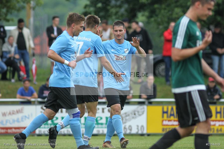 Maximilian Köstler, Dominic Heßdörfer, 23.05.2018, Relegation Bezirksliga, FC Viktoria Mömlingen, TSV Retzbach - Bild-ID: 2214620 Maximilian Köstler, Dominic Heßdörfer, 23.05.2018, Relegation Bezirksliga, FC Viktoria Mömlingen, TSV Retzbach - Bild-ID: 2214620