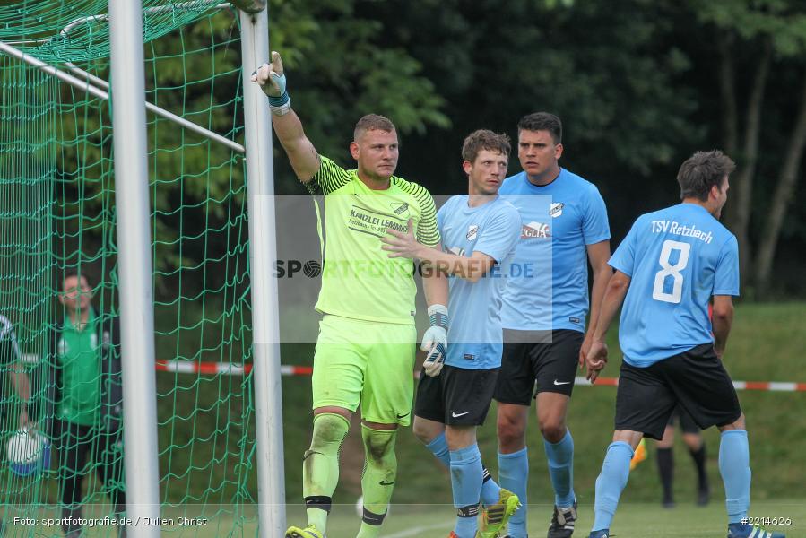 Julian Mehling, Marco Schrenker, 23.05.2018, Relegation Bezirksliga, FC Viktoria Mömlingen, TSV Retzbach - Bild-ID: 2214626