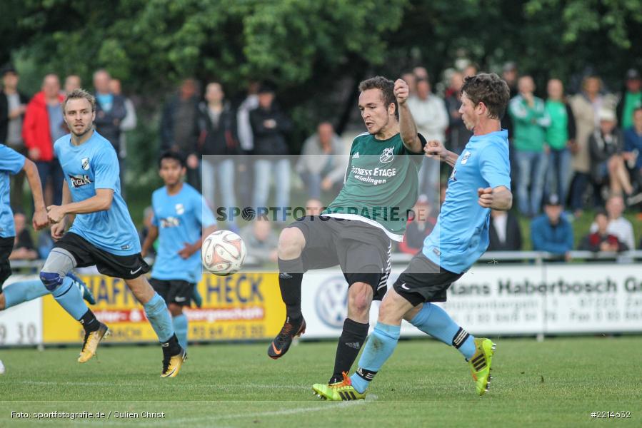 Marco Schrenker, Dennis Uhrig, 23.05.2018, Relegation Bezirksliga, FC Viktoria Mömlingen, TSV Retzbach - Bild-ID: 2214632