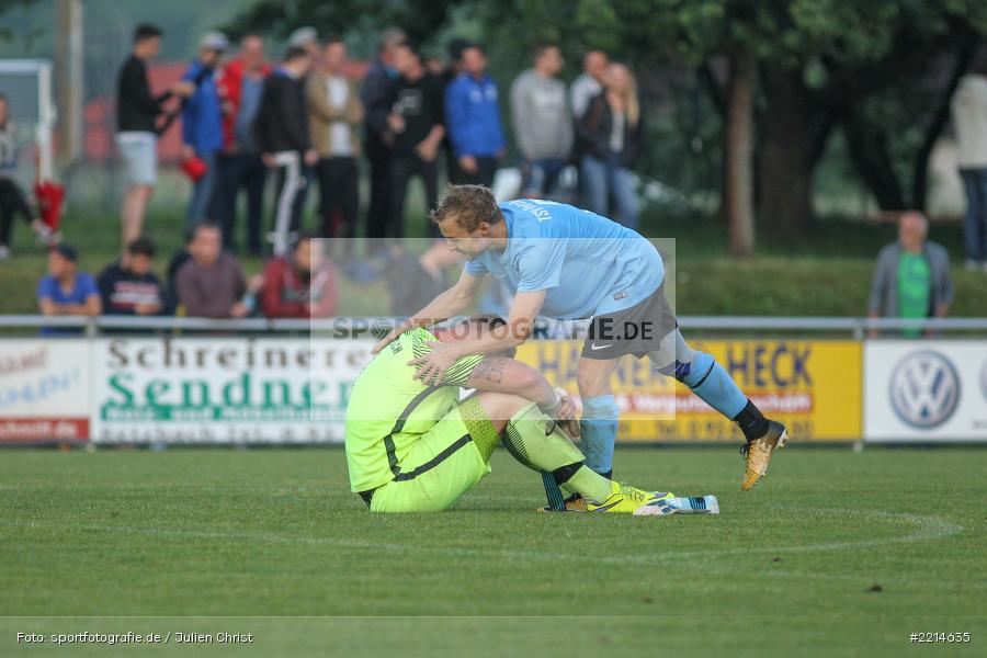 Sebastian Weiß, Julian Mehling, 23.05.2018, Relegation Bezirksliga, FC Viktoria Mömlingen, TSV Retzbach - Bild-ID: 2214635
