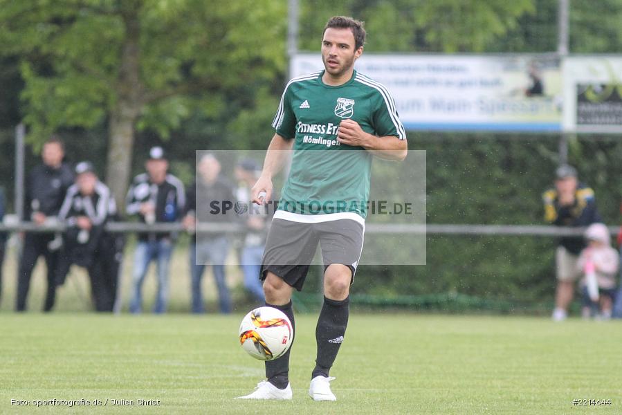 Tobias Bystrek, 23.05.2018, Relegation Bezirksliga, FC Viktoria Mömlingen, TSV Retzbach - Bild-ID: 2214644 Tobias Bystrek, 23.05.2018, Relegation Bezirksliga, FC Viktoria Mömlingen, TSV Retzbach - Bild-ID: 2214644