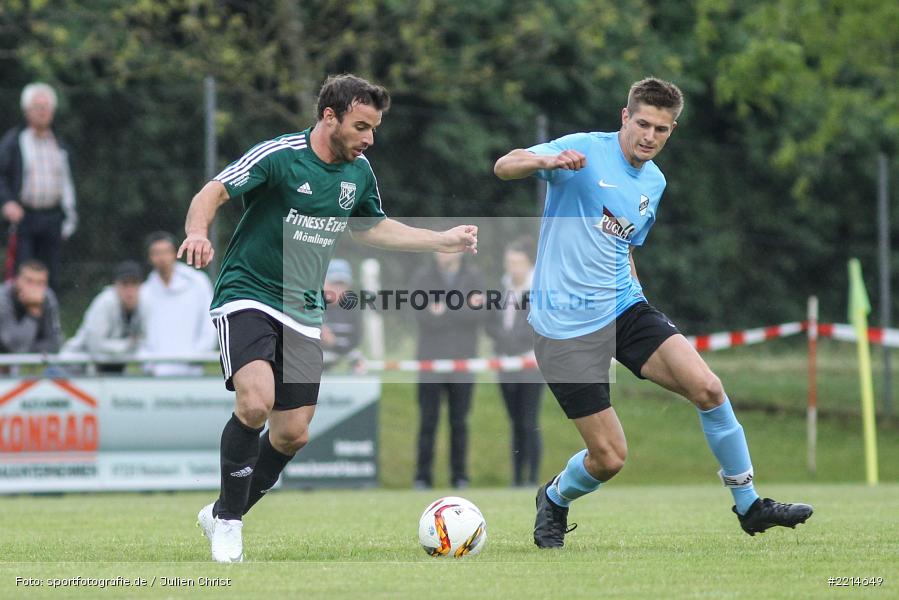 Maximilian Köstler, Tobias Bystrek, 23.05.2018, Relegation Bezirksliga, FC Viktoria Mömlingen, TSV Retzbach - Bild-ID: 2214649 Maximilian Köstler, Tobias Bystrek, 23.05.2018, Relegation Bezirksliga, FC Viktoria Mömlingen, TSV Retzbach - Bild-ID: 2214649