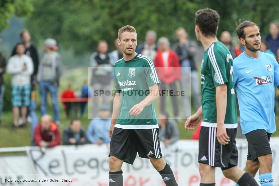 Manuel Krämer, 23.05.2018, Relegation Bezirksliga, FC Viktoria Mömlingen, TSV Retzbach - Bild-ID: 2214651
