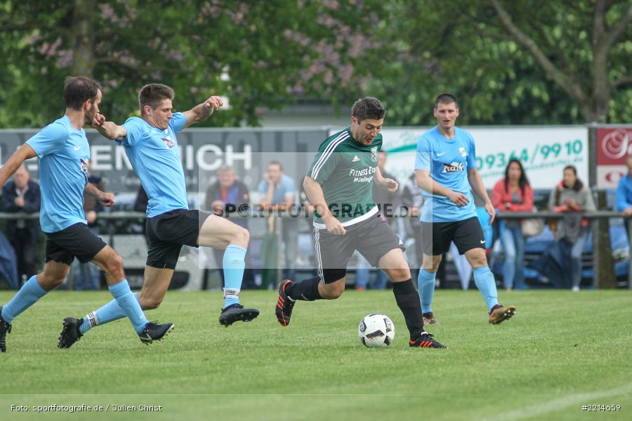 Maximilian Köstler, Artur Maier, 23.05.2018, Relegation Bezirksliga, FC Viktoria Mömlingen, TSV Retzbach - Bild-ID: 2214659