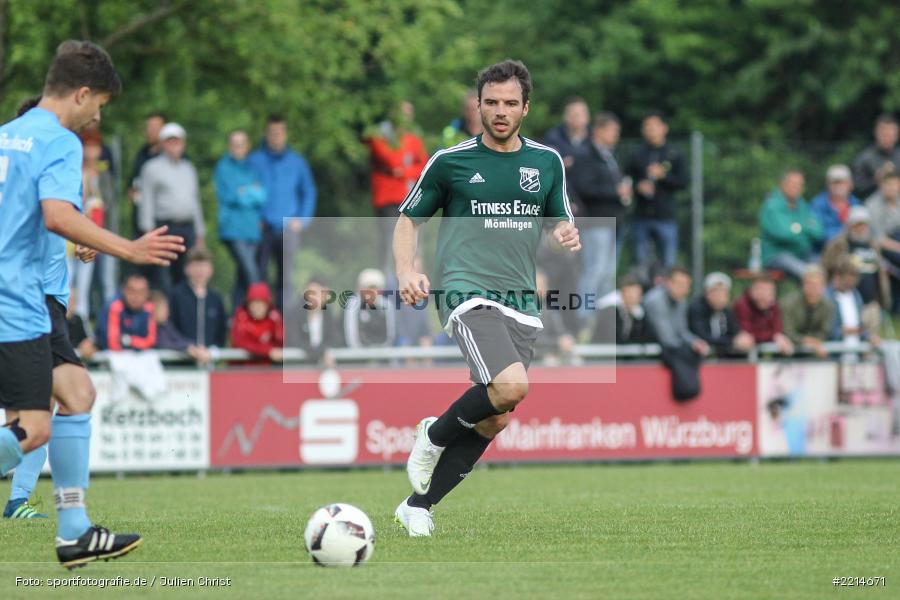 Tobias Bystrek, 23.05.2018, Relegation Bezirksliga, FC Viktoria Mömlingen, TSV Retzbach - Bild-ID: 2214671 Tobias Bystrek, 23.05.2018, Relegation Bezirksliga, FC Viktoria Mömlingen, TSV Retzbach - Bild-ID: 2214671