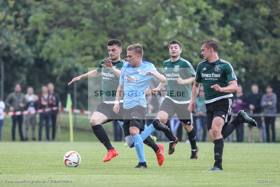 Robin Hein, Philipp Gößwein, 23.05.2018, Relegation Bezirksliga, FC Viktoria Mömlingen, TSV Retzbach - Bild-ID: 2214680