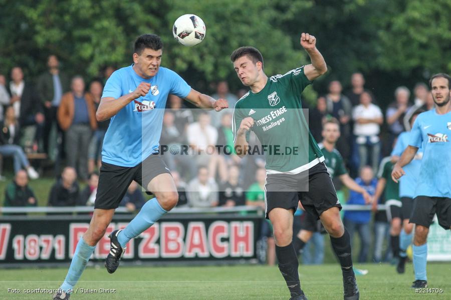 Nicolai Zull, Philipp Fischer, 23.05.2018, Relegation Bezirksliga, FC Viktoria Mömlingen, TSV Retzbach - Bild-ID: 2214706 Nicolai Zull, Philipp Fischer, 23.05.2018, Relegation Bezirksliga, FC Viktoria Mömlingen, TSV Retzbach - Bild-ID: 2214706