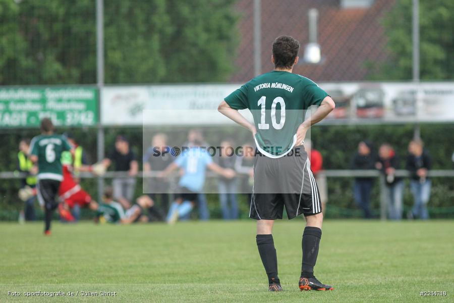 Dennis Uhrig, 23.05.2018, Relegation Bezirksliga, FC Viktoria Mömlingen, TSV Retzbach - Bild-ID: 2214718
