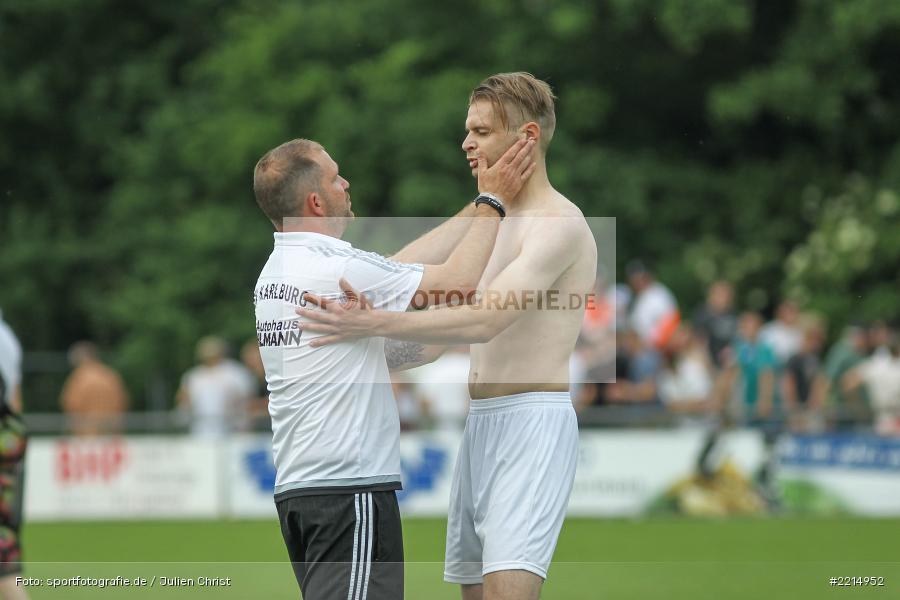 Marvin Schramm, Patrick Sträßer, 27.05.2018, Relegation Landesliga, SV Vatan Spor Aschaffenburg, TSV Karlburg - Bild-ID: 2214952