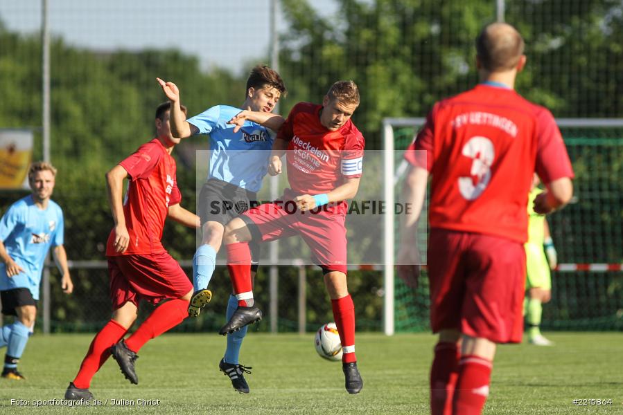 Dominik Hehrlein, Manuel Scheller, 30.05.2018, Relegation, Bezirksliga West Relegation, TSV Uettingen, TSV Retzbach - Bild-ID: 2215864