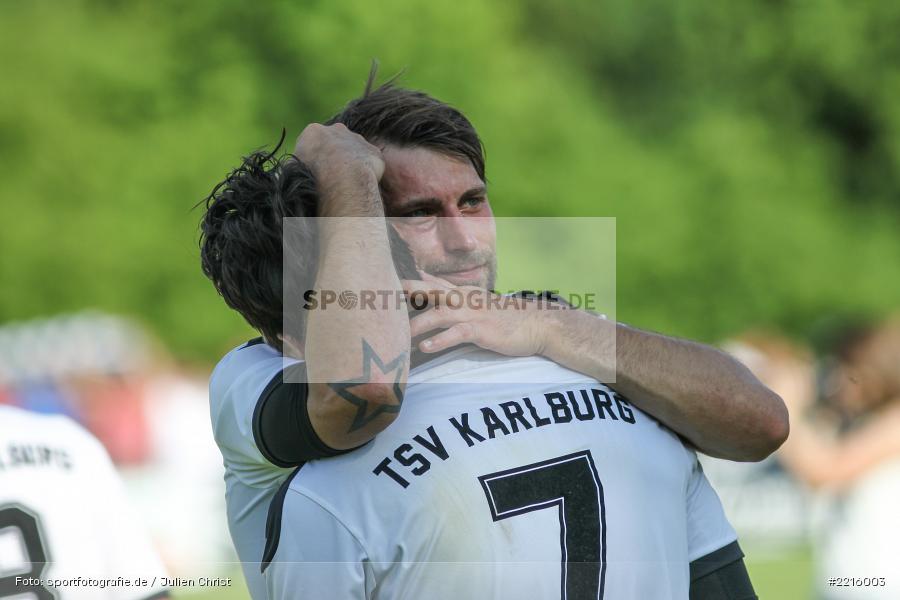 Steffen Bachmann, Johannes Gold, 03.06.2018, Relegation Landesliga Nordwest, TSV Gochsheim, TSV Karlburg - Bild-ID: 2216003