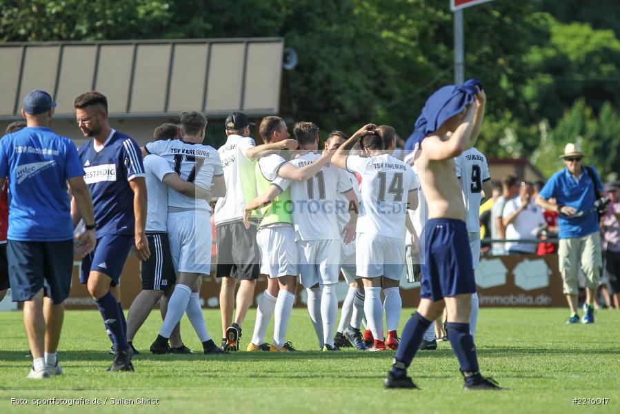 Jubel, 03.06.2018, Relegation Landesliga Nordwest, TSV Gochsheim, TSV Karlburg - Bild-ID: 2216017