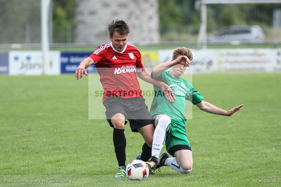 Jona Riedel, Andreas Köhler, 24.06.2018, Freundschaftsspiel, TSV Abtswind, TSV Karlburg - Bild-ID: 2218745