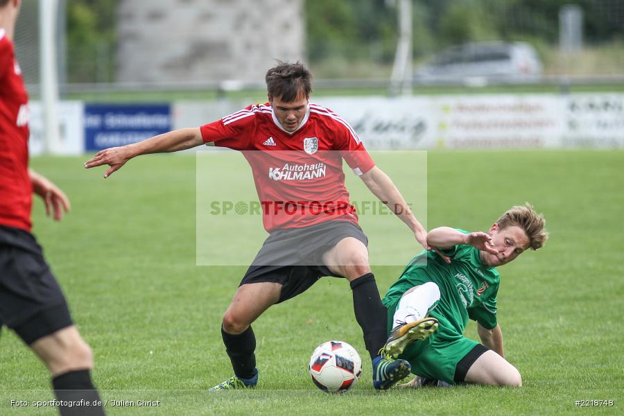 Andreas Köhler, Jona Riedel, 24.06.2018, Freundschaftsspiel, TSV Abtswind, TSV Karlburg - Bild-ID: 2218748 Andreas Köhler, Jona Riedel, 24.06.2018, Freundschaftsspiel, TSV Abtswind, TSV Karlburg - Bild-ID: 2218748