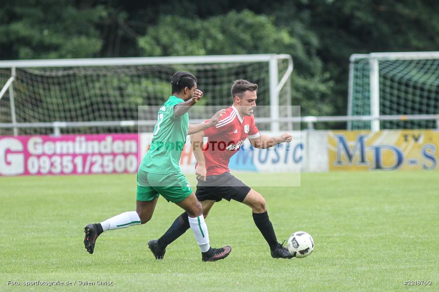 Dominik Lambrecht, Shawn Hilgert, 24.06.2018, Freundschaftsspiel, TSV Abtswind, TSV Karlburg - Bild-ID: 2218760