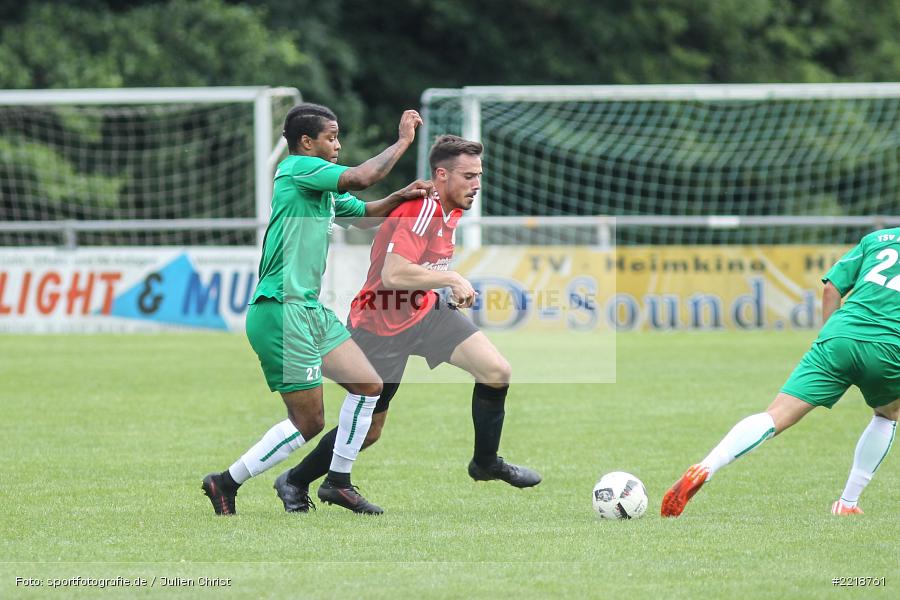 Dominik Lambrecht, Shawn Hilgert, 24.06.2018, Freundschaftsspiel, TSV Abtswind, TSV Karlburg - Bild-ID: 2218761