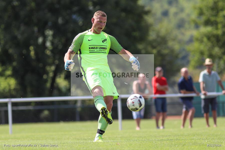 Julian Mehling, 12.08.2018, Bezirksliga West, TuS Aschaffenburg-Leider, TSV Retzbach - Bild-ID: 2227834