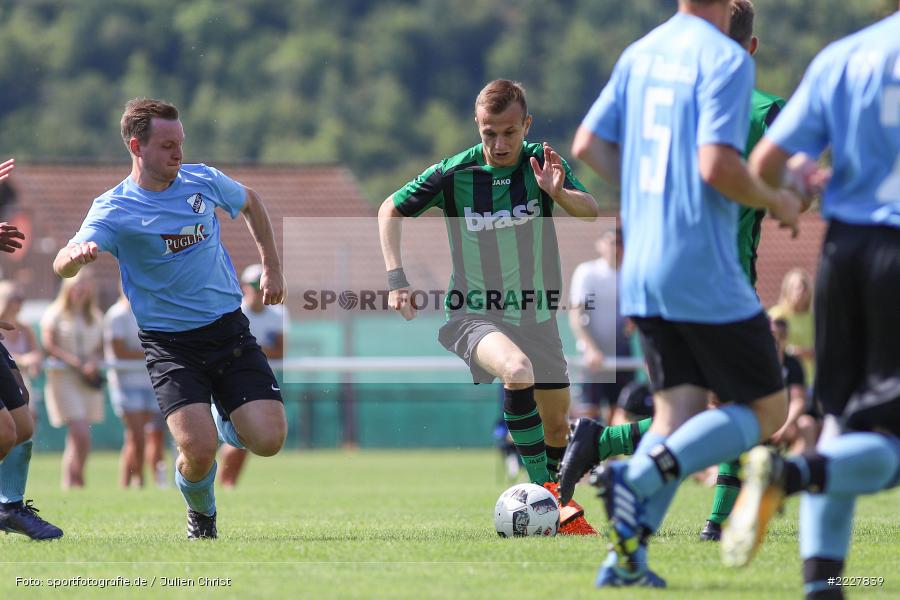 Manuel Rumpel, Daniel Meßner, 12.08.2018, Bezirksliga West, TuS Aschaffenburg-Leider, TSV Retzbach - Bild-ID: 2227839