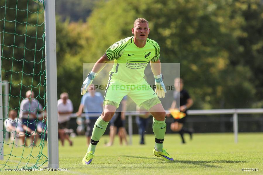 Julian Mehling, 12.08.2018, Bezirksliga West, TuS Aschaffenburg-Leider, TSV Retzbach - Bild-ID: 2227840