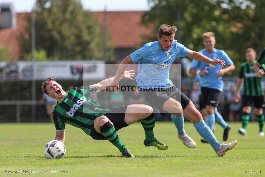 Johannes Feyh, Mario Hartmann, 12.08.2018, Bezirksliga West, TuS Aschaffenburg-Leider, TSV Retzbach - Bild-ID: 2227851 Johannes Feyh, Mario Hartmann, 12.08.2018, Bezirksliga West, TuS Aschaffenburg-Leider, TSV Retzbach - Bild-ID: 2227851